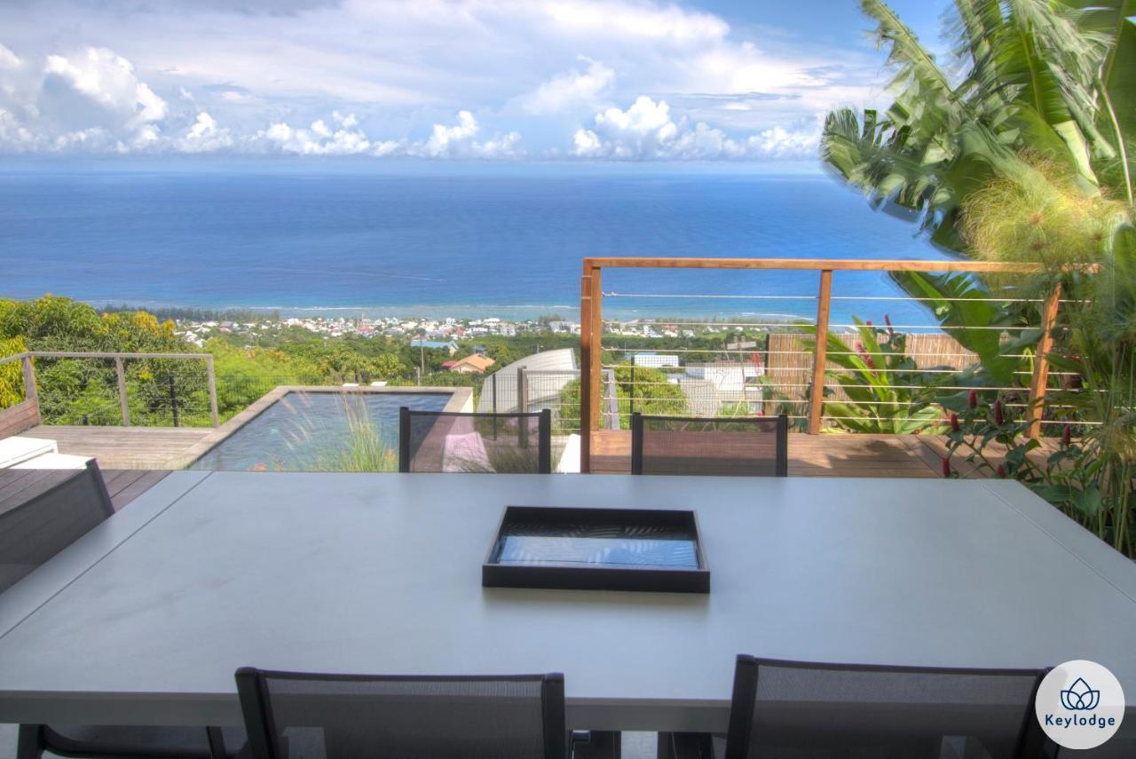 Villa Paloma 4 Etoiles Avec Piscine Et Vue Exceptionnelle Sur L'Ocean A Saint-Leu Exterior photo
