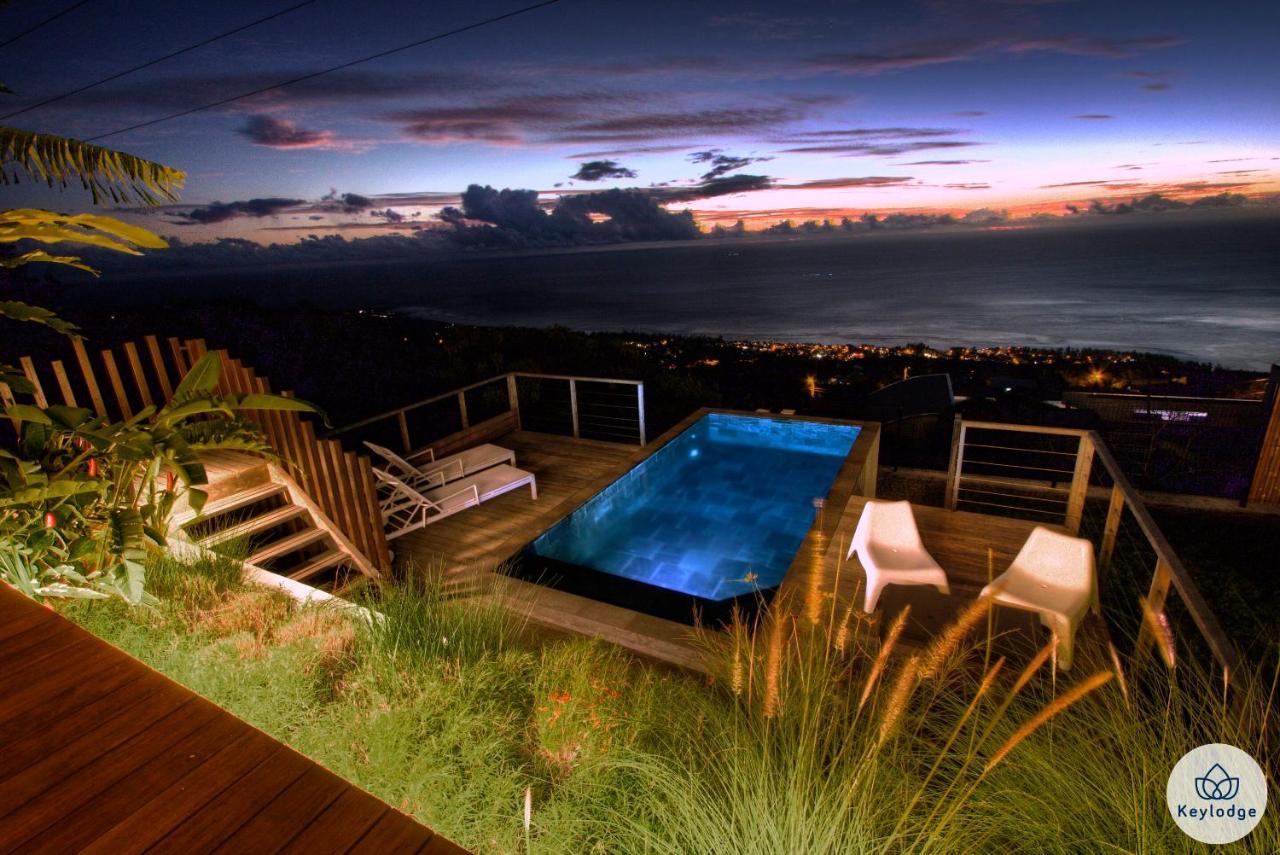 Villa Paloma 4 Etoiles Avec Piscine Et Vue Exceptionnelle Sur L'Ocean A Saint-Leu Exterior photo